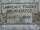 Lawrence Tracy Brownbridge headstone